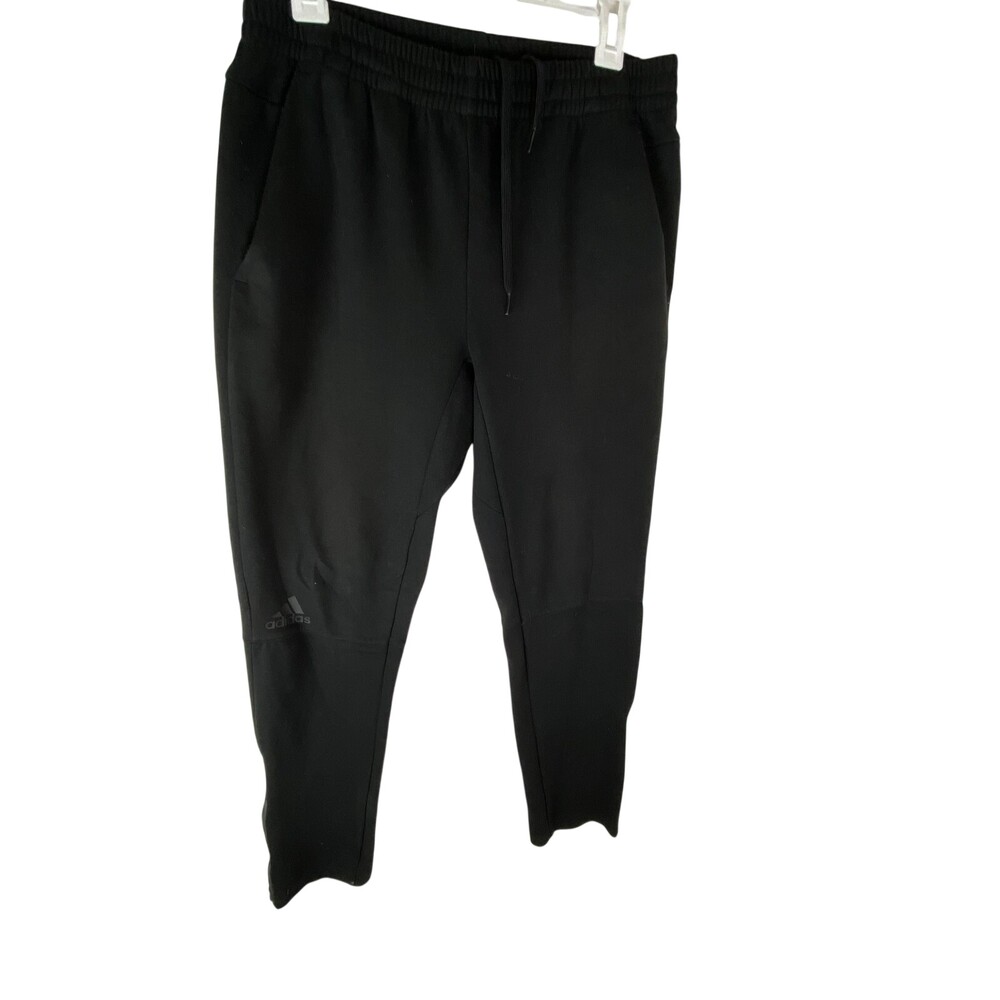 Adidas Sweatpants Size Medium - Black Logo, Back Pocket and Drawstring